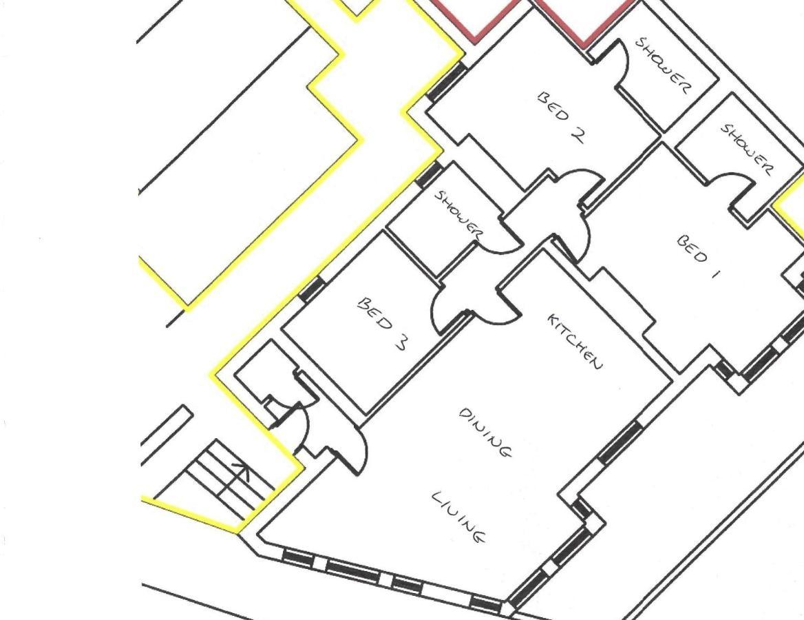 Apartment Three - Free Private Car Park - Sleeps 6 - 3 Shower Rooms - By Ocean City Retreats Plymouth Exterior foto